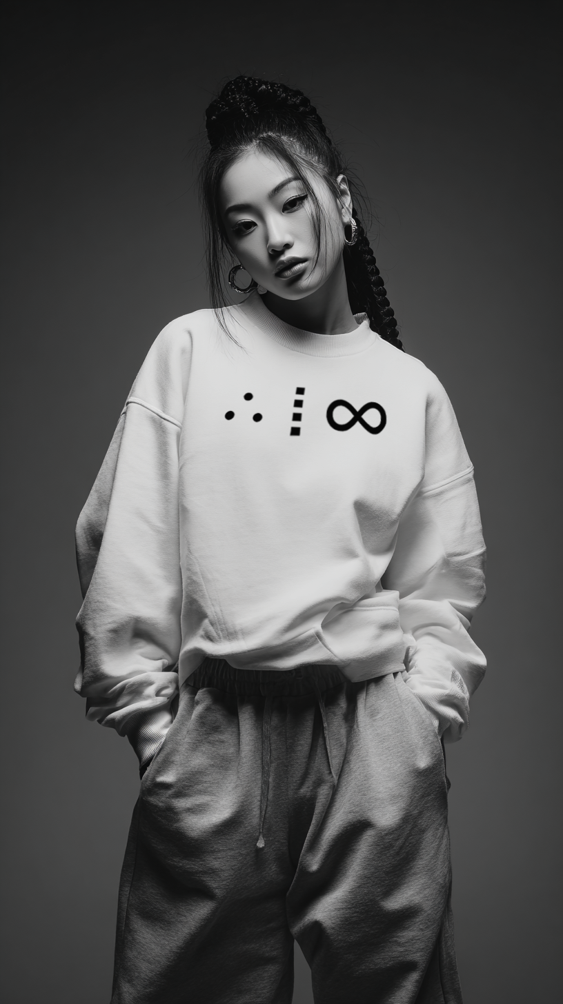 ATI Align Drop 01 — Alignment Crewneck (White)